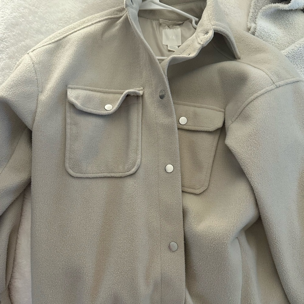 H&M cream jacket